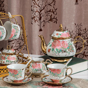 Rustic Handmade <b>Tea</b> <b>Set</b> With Premium Stoneware Finish Elegant <b>Tea</b> Cups Stylish Teapot Decorative Serving Tray Sugar Pot - Product Image 5