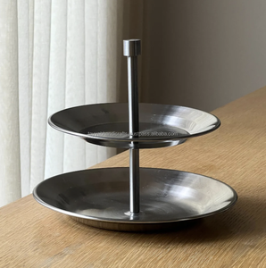 Ensemble de supports à gâteaux en laiton pour la vente en gros, cadeau de mariage, support de cuisine, support de buffet pour cupcakes, présentoir à desserts écologique - Product Image 4