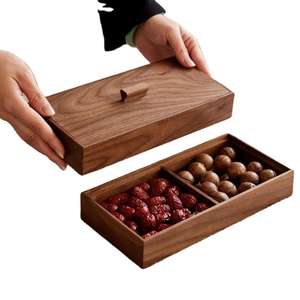 Bandeja de Madera Hecha a Mano de Primera Calidad para Servir Frutos Secos con Múltiples Compartimentos para una Cocina Elegante, Disponible a Buen Precio - Product Image 6