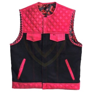 Premium Men's Leather <b>Vest</b> Genuine Leather Waistcoat Stylish Casual Fashion Wholesale Outerwear Men's Leather <b>Vest</b> - Product Image 4