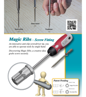 Embouts de tournevis Torx RALTER, 10 pièces, 25 mm, jeu Magic Rib, finition sablée, DIY, OEM, acier S2, Taïwan