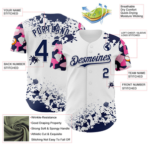Maillots de baseball brodés de haute qualité, respirants et à séchage rapide, vêtements de sport, impression par sublimation personnalisée, nom des joueurs, manches courtes - Product Image 2