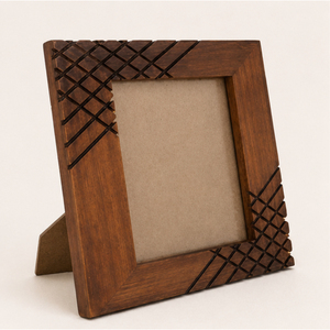 Wholesale <b>Vintage</b> Carved Wooden Photo <b>Frame</b> Handcrafted Tabletop Square <b>Picture</b> <b>Frame</b> for Custom Home Decor and Anniversary - Product Image 1
