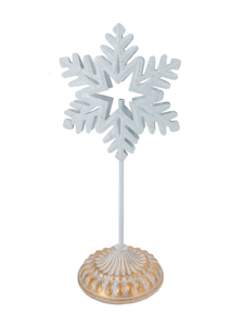 ของตกแต่งรูปทรงเกล็ดหิมะโลหะคริสต์มาสปี 2026 แบบใหม่ ปรับแต่งได้ ขายดีในยุโรปและอเมริกา - Product Image 4