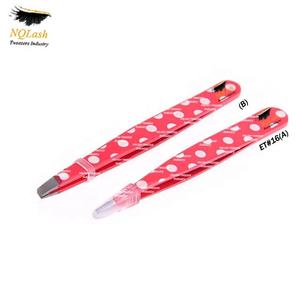 Pincettes à sourcils pointues pour poils incarnés avec logo personnalisé, outils de maquillage et de beauté, emballage, vente en gros - Product Image 5