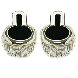 Épaulettes brodées à la main de haute qualité OEM, épaulettes rigides en fil d'or/argent, service OEM - Product Image 6