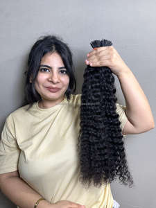 100% brut vierge indien crépus bouclés Remy Extensions de cheveux vague lâche non traité cuticule aligné en gros usine cheveux humains - Product Image 4