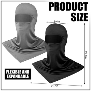 Custom Logo Summer Long <b>Balaclava</b> Breathable Face Mask For Cycling Sports Events UV Sun Protection Lightweight Soft Headwear - Product Image 4