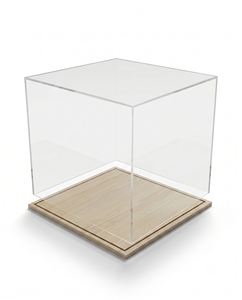 Boîte de présentation en acrylique transparent poli sur mesure pour comptoir, étagère en plastique, rangement et protection anti-poussière - Product Image 5