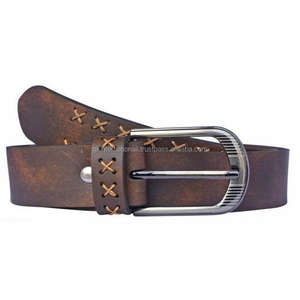 Cinturón y accesorios casuales de cuero a la moda para hombre Cinturones de cuero trenzado de hilo de diseñador de cuero de vaca de alta calidad para unisex - Product Image 3