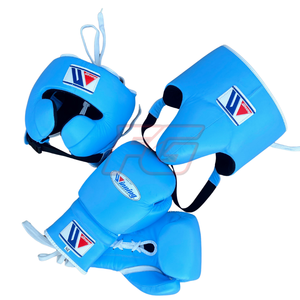 Winning Custom Boxing Gear Set Cowhide Leather Hook & Loop Lace up boxing <b>gloves</b> Professional Fight Equipment Manufacturer - Product Image 2