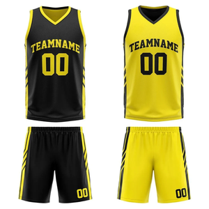 Uniformes de Baloncesto Personalizados para Hombre, Transpirables, de Secado Rápido y Reversibles, Conjuntos de Uniformes de Baloncesto con Diseño Personalizado - Product Image 1