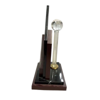 Plaque de récompense d'entreprise personnalisée en bois massif de luxe, gravée au laser rouge, pour événements sportifs et professionnels