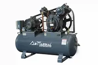Compresor de Aire Reciprocante de Alta Presión con Tanque de Aire, Sistema de Compresión de Aire Industrial para Aplicaciones en Fábrica