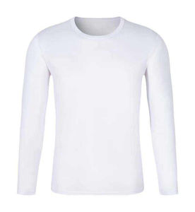 เสื้อยืดแขนยาวผ้าคอตตอน/ใยไผ่ถัก น้ำหนัก 280 กรัม ระบายอากาศได้ดี แห้งเร็ว รับผลิตตามแบบ OEM คุณภาพสูง พร้อมสกรีนโลโก้ตามต้องการ - Product Image 2