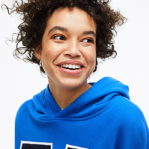 Sweatshirts et sweats à capuche personnalisés brodés pour femmes grandes tailles, sweat-shirt oversize pour femmes, sweat à capuche court assorti - Product Image 2