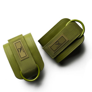 Attache de cheville réglable pour machine à câble de musculation, avec fermeture auto-agrippante, en néoprène et nylon - Product Image 5