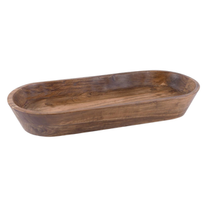 Stylish Oval Shaped Wooden <b>Tray</b> For Home Decoration For Gifting Fruits <b>Tray</b> Vegetables <b>Tray</b> Serving <b>Tray</b> For <b>Kitchen</b> Decor - Product Image 1