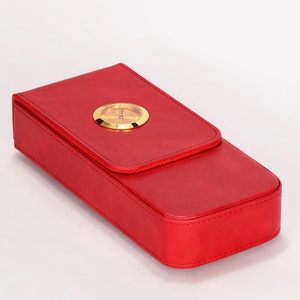 Estuche de Cigarros Portátil de Cuero Premium con Cortador Integrado, Protección de Viaje Incorporada, Multifuncional, Elegante, Ideal para Regalo - Product Image 2