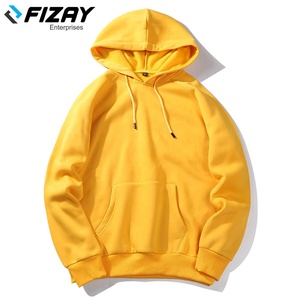 Sweat à capuche en coton pour hommes personnalisé imprimé graphiquement Style américain Hiver Motif solide Col à capuche - Product Image 3