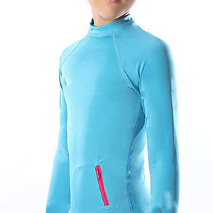 Rashguard pour femme à manches longues, imprimé floral rétro, pour le surf et la natation, protection solaire - Product Image 4