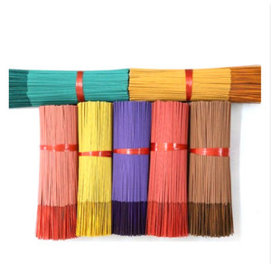 Bâtons d'encens multicolores faits à la main, directement de l'usine, 11" et 19", qualité supérieure, écologiques, encens vietnamien pour la fabrication de parfums - Product Image 2