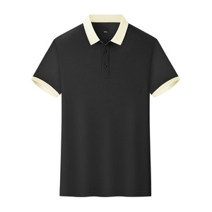 OEM custom logo embroidery printed design 210g color matching second <b>level</b> collar custom polo shirt work clothes polo-shirt - Product Image 1