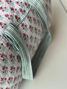 Bolsa de Viaje Tipo Tote, de Algodón con Estampado Artesanal, Gran Capacidad, Ligera, Ecológica, Resistente y Portátil para Mujer, Estilo Étnico - Product Image 5