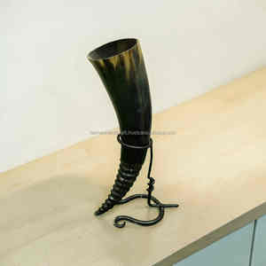 Vaso de cuerno de toro pulido hecho a mano de primera calidad para bar y uso doméstico - Product Image 6