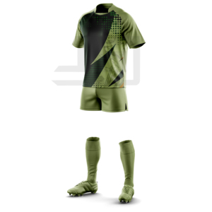 Kit de rugby imprimé haute performance, écologique et coupe-vent, avec nom d'équipe personnalisé, maillot et short légers pour équipe professionnelle adulte - Product Image 4