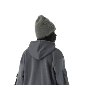 Custom Men’s Boxy Full <b>Zip</b> Hoodie Utility Sleeve Pocket Drawstring <b>Hood</b> Relaxed Urban <b>Zip</b> Up Sweatshirt Manufacturer - Product Image 4
