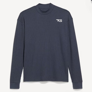 Chemise décontractée en tricot gaufré, coupe classique, texture respirante, adaptée à toutes les conditions météorologiques - Product Image 1