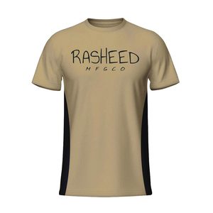 เสื้อยืดคอกลมแขนสั้นสีพื้นดีไซน์ใหม่สำหรับผู้ชาย คุณภาพดีเยี่ยม เสื้อยืดลายทางลำลองสำหรับผู้ชาย - Product Image 3