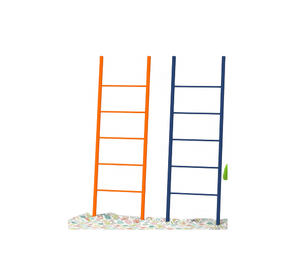 Échelle en bambou écologique, accessoire polyvalent pour l'extérieur, pour suspendre des serviettes ou présenter des plantes, porte-serviettes - Product Image 1