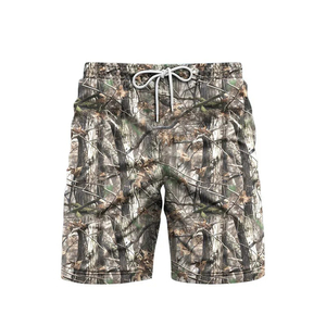 Men's Camouflage Cargo Shorts Multi-Pocket Comfort <b>Elastic</b> Waistband Loose Fit Outdoor Work Anti-Wrinkle Breathable Worsted High - Product Image 5