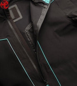 Veste de pluie imperméable, coupe-vent et respirante à capuche pour homme Hexaplus Industries, séchage rapide, coque en polyester/nylon - Product Image 4