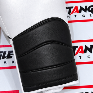 Gants de boxe rectangulaires à lacets, équipement d'entraînement professionnel pour le combat et le sparring, en cuir véritable, fabriqués à la main, pour adultes. - Product Image 6