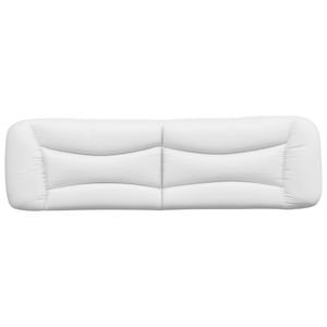 เบาะรองนั่งหัวเตียงสีขาวและหมอนรองศีรษะ - Product Image 5