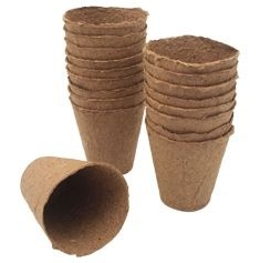 Eco-Friendly Biodegradable <b>Compostable</b> Peat Pot 3 Inch Organic Plant Starter Cup Seedlings Plant Tags Wholesale Nursery Starter - Product Image 1