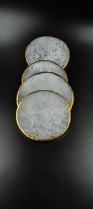 Modern Eco-Friendly Customized Resin Polished Round Multi-Function 2 in 1 <b>Table</b> <b>Coasters</b> with Customized Size - Product Image 6