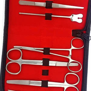 9 Pieces Stainless Steel Minor Surgical Kit Surgical Instruments Set Reusable CE ISO Approved Manufacturer by <b>Blush</b> Surgical - Product Image 6