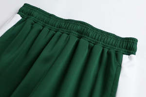 2026 New Men's Dark Green <b>Zip</b>-<b>Up</b> Jacket and Pants Set with <b>White</b> Stripes Casual Sportswear Regular Fit Performance Tracksuit - Product Image 3