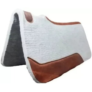 Tapis de selle en feutre de laine occidentale de qualité supérieure, tapis de selle profilé pour l'équitation, absorbant les chocs, durable, équipement équestre, fournisseur OEM - Product Image 2