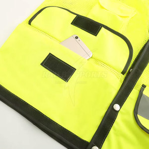 Gilet de sécurité haute visibilité en matériau durable, vêtements de travail réfléchissants, design respirant, sécurité industrielle, construction, sécurité routière, CE - Product Image 6