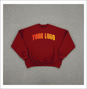 Sweat-shirt pour homme de qualité supérieure, brodé, effet délavé, col rond, coupe ample, streetwear, confortable, style hip-hop - Product Image 4