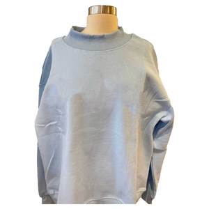 Sudadera de Cuello Alto Informal para Mujer, de Alta Calidad, con Logotipo Personalizado Impreso a Color, para Otoño e Invierno, Talla Grande, 100% Algodón Grueso - Product Image 6