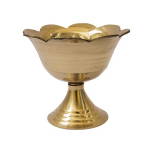 ที่วางกุหลาบทองเหลืองสำหรับห้อง Pooja การทำสมาธิกลิ่นหอมและการตกแต่งบ้าน - Product Image 4