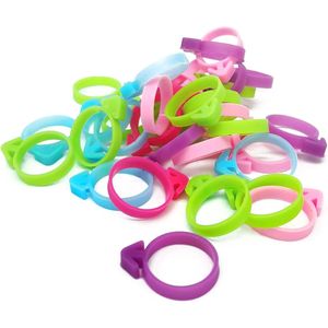 ชุดอุปกรณ์ทำขนม 30 ชิ้น ประกอบด้วยสายรัดถุงบีบซิลิโคนแบบใช้ซ้ำได้ คลิปหนีบถุงบีบ และอุปกรณ์ตกแต่งเค้กและขนมอบ - Product Image 1