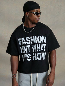 เสื้อยืดคุณภาพสูง OEM ขายส่ง พิมพ์ลายกราฟิกตามสั่ง เสื้อยืดฤดูร้อน ผ้าฝ้าย 100% ระบายอากาศได้ดี เสื้อยืดคุณภาพดีที่สุด เสื้อยืดโอเวอร์ไซส์แบบเรียบ - Product Image 2