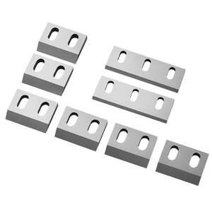 Kit de lames de broyeur en acier allié, 6 lames rotatives, 2 lames fixes, haute dureté, lames SKD-11 compatibles avec le modèle 250 pour l'ABS industriel - Product Image 1